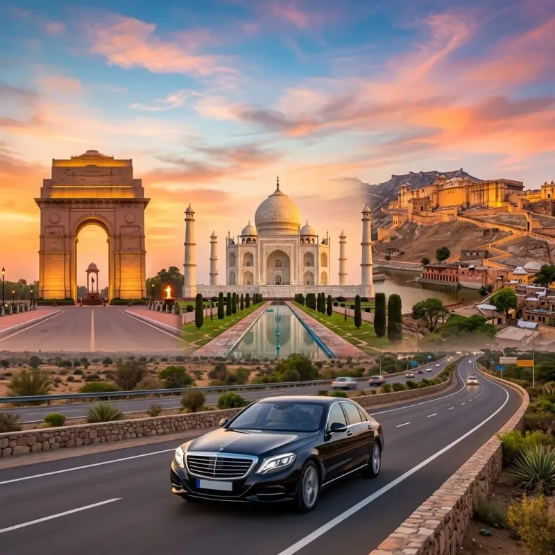 Delhi Agra Jaipur Golden Triangle Tour Chauffeur Fleet